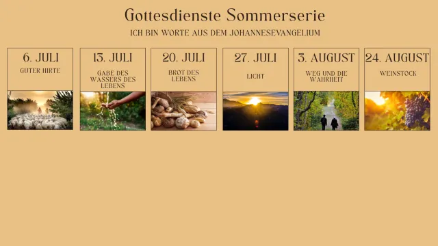 Kopie von Gottesdienste Sommerserie (1) (Foto: Sekretariat ) Kopie von Gottesdienste Sommerserie (1) (Foto: Sekretariat )