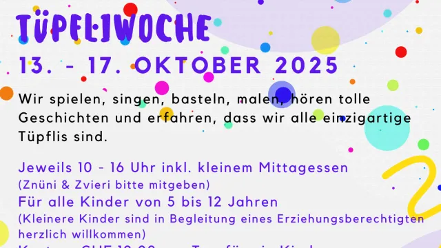 Tüüpfliwoche 2025 (2) (Foto: Sekretariat ) Tüüpfliwoche 2025 (2) (Foto: Sekretariat )