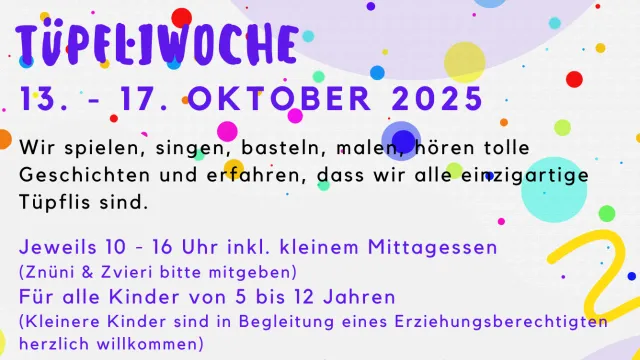 Tüüpfliwoche 2025 (2) (Foto: Sekretariat ) Tüüpfliwoche 2025 (2) (Foto: Sekretariat )