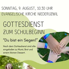 Gottesdienst zum Schulbeginn (Foto: Sekretariat ) Gottesdienst zum Schulbeginn (Foto: Sekretariat )