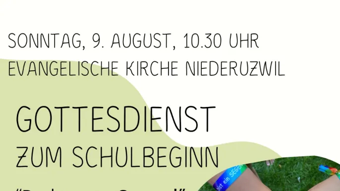 Gottesdienst zum Schulbeginn (Foto: Sekretariat ) Gottesdienst zum Schulbeginn (Foto: Sekretariat )