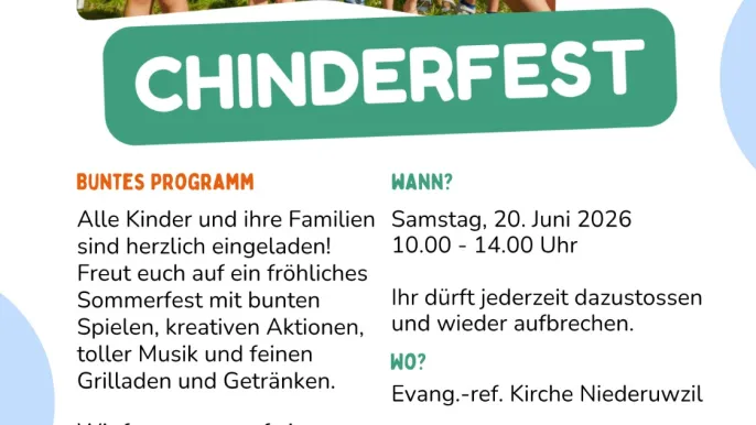 Chinderfest (Foto: Sekretariat ) Chinderfest (Foto: Sekretariat )