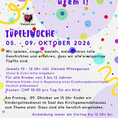 Tüüpfliwoche 2026 (Foto: Sekretariat ) Tüüpfliwoche 2026 (Foto: Sekretariat )