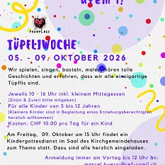 Tüüpfliwoche 2026 (Foto: Sekretariat ) Tüüpfliwoche 2026 (Foto: Sekretariat )